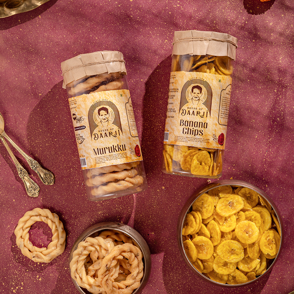 MURUKKU+ BANANA CHIPS - COMBO